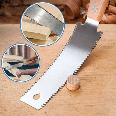 La scie japonaise procure une coupe d'affleurement sans abimer le bois