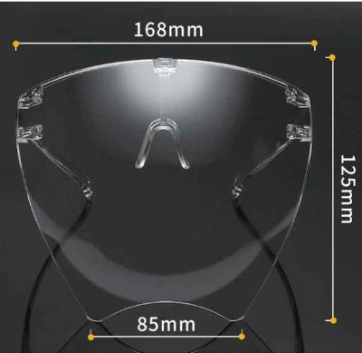 Lunettes de protection dimensions