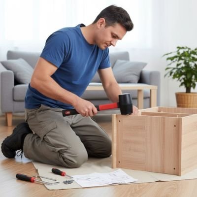 Maillet utilisation pour assemblage de meubles