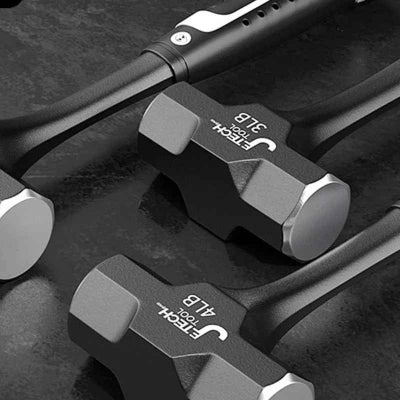 maillet vue en gros plan de la masse