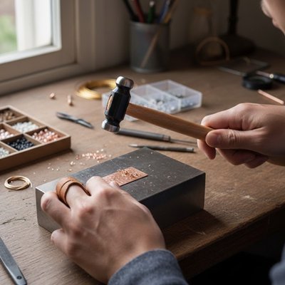 Marteau utilise en bijouterie