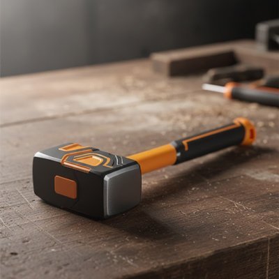 Marteax sur un établi