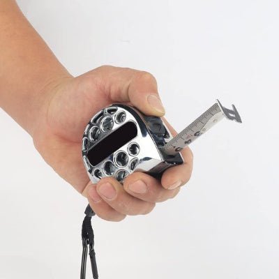 Metre ruban lame en acier double nickelé