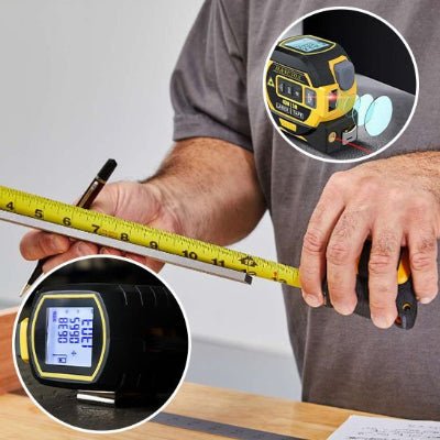 Mètre ruban mesure règle standard et gros plan écran