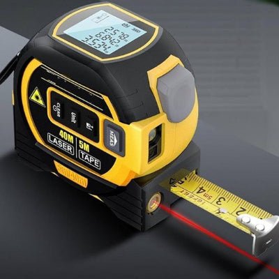 Mètre ruban vue sur l'écran 