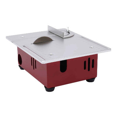 Mini scie circulaire de table marron