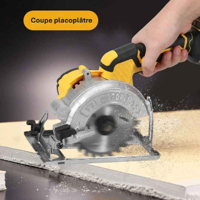Scie circulaire 125mm coupe placoplâtre