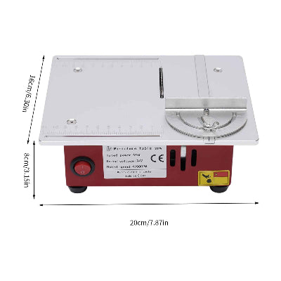 Mini scie circulaire de table certification CE dimensions