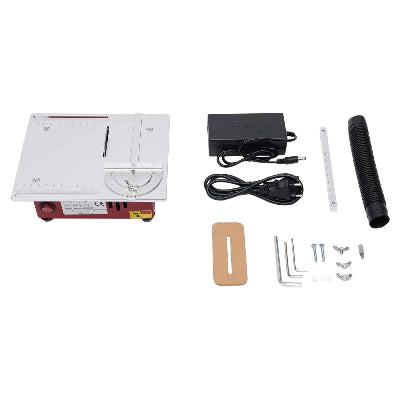 Mini scie circulaire de table ensemble complet