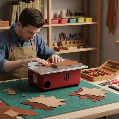 Mini scie circulaire de table utilisation atelier