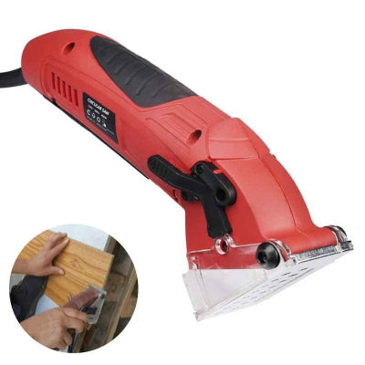 Mini scie circulaire rouge