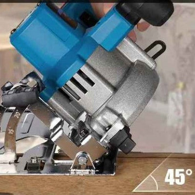 Mini scie circulaire sans fil coupe 45 degrés