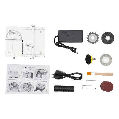Mini scie circulaire sur table accessoires inclus