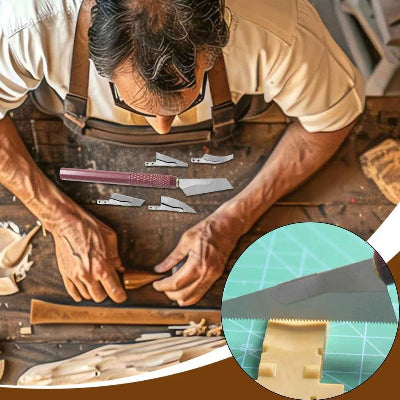 Mini scie de précision en atelier de création