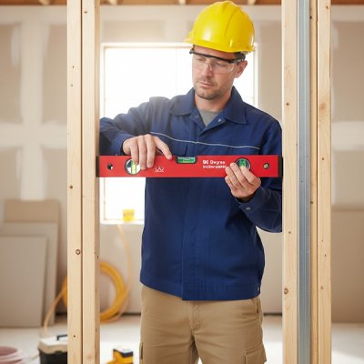Niveau à bulle de précision utilisé en construction domiciliaire