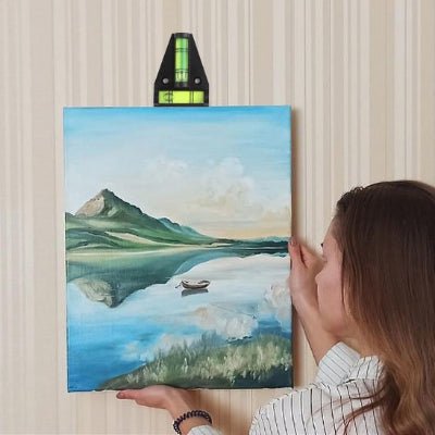 Niveau à bulle pour installation à la hauteur des yeux