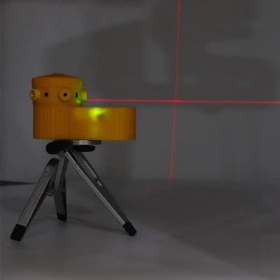 Niveau laser et lumière en croix