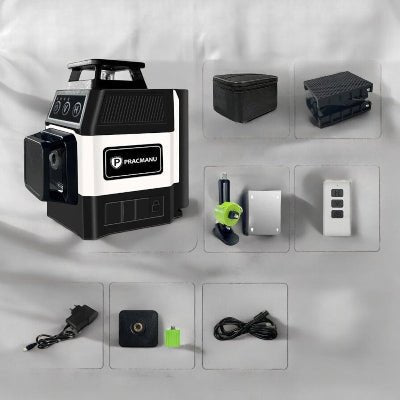 Niveau Laser - MiniLaserMeter™ - Noir & Blanc - Outils rénovation et bricolage