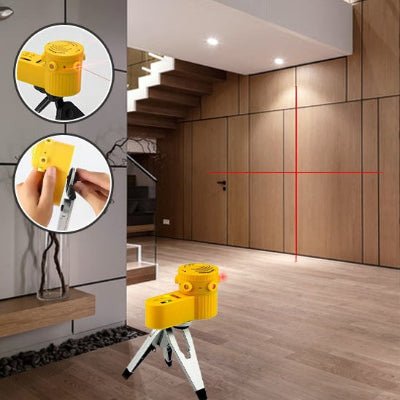 Niveau laser et vut de la fixation sur le trépied