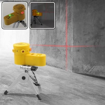 Niveau-laser et vue de la lumière LED