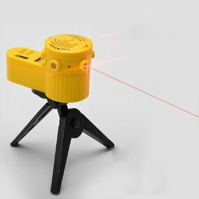 Niveau laser focus sur un point fixe