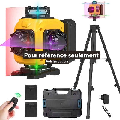 Niveau laser rotatif boitier jaune