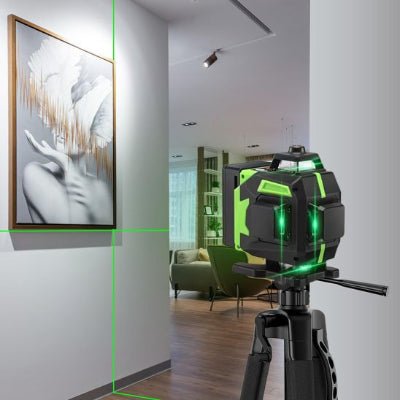 Niveau laser sur trépied pour installation de câdres