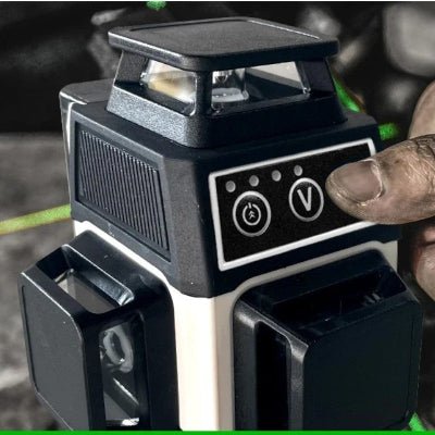 Niveau Laser - MiniLaserMeter™ - Noir & Blanc - Outils rénovation et bricolage