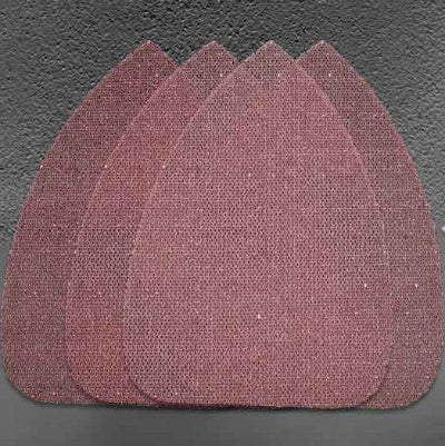 Papier abrasif ponceuse triangulaire structure à mailles ouvertes