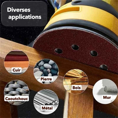 Papier de verre et différentes applications