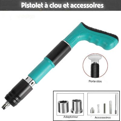 Pistolet à clou et accessoires