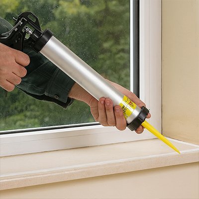 Pistolet silicone | Pro Precision - Outils rénovation et bricolage