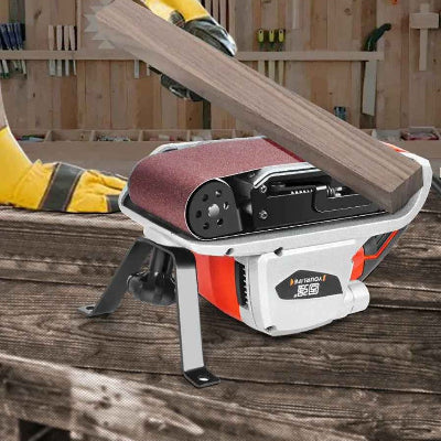Ponceuse a bnde electrique utilisation inversée
