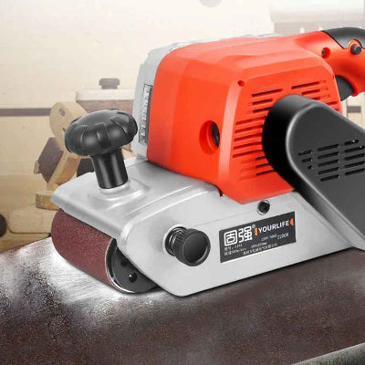 Ponceuse a bande electrique utilisation métal