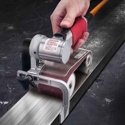 Ponceuse a bande pneumatique utilisation métal