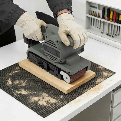 Ponceuse a bande sans fil utilisation DIY