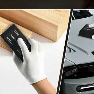Ponceuse à main ensemble 7 pièces utilisation bois et carrosserie