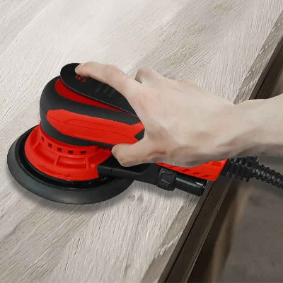 Ponceuse électrique orbitale utilisation atelier bois