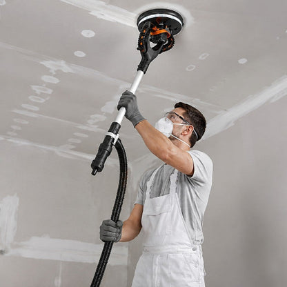 Ponceuse girage professionnelle utilisée pour poncer un plafond