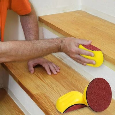 Ponceuse manuelle et les champs de tablettes