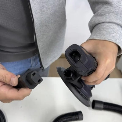 Ponceuse orbitale ou excentrique  raccord rallonge-machine