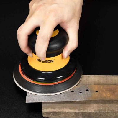 Ponceuse pneumatique orbitale utilisation pour la rouille