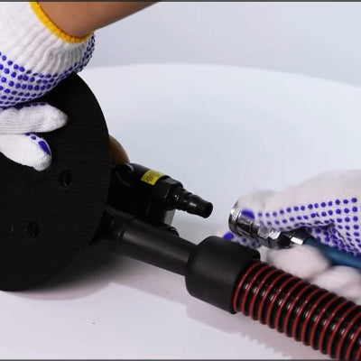 Ponceuse pneumatique professionnelleinstallation raccord air