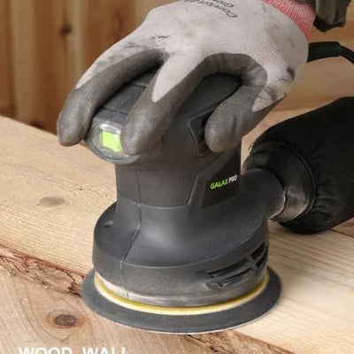 Ponceuse professionnelle bois utilisée sur bois brut
