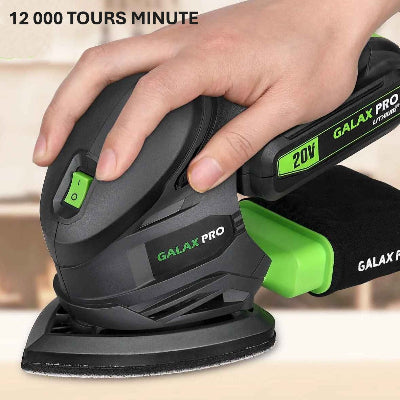 Ponceuse triangulaire sans fil 12 000 tours minute