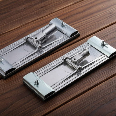 Ponceuse à main aluminium vue filetage interne ou externe