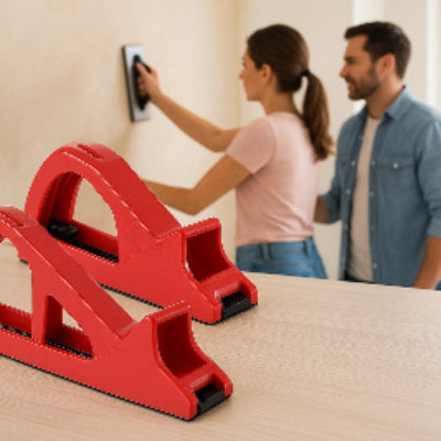 Raboteuse PlatroPerfect utilisées pour raboter un mur en plâtre
