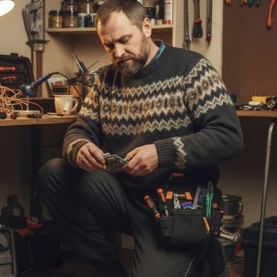 Sac a outils utilisé par bricoleur