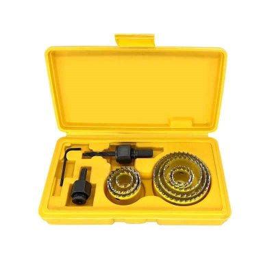 Scie à cloche PrecisionPro 11 pièces jaune 
