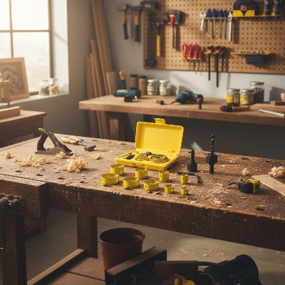 Scie à cloche PrecisionPro - Ensemble 11 pièces utile en atelier de menuiserie